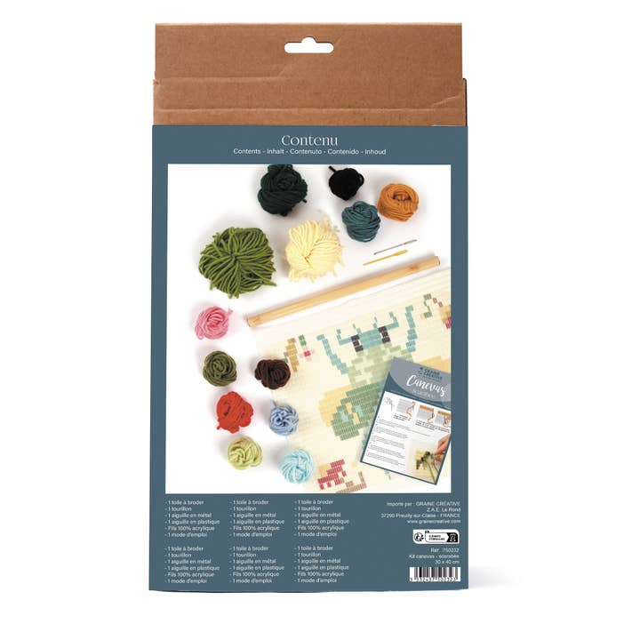 Graine Créative - Wholesale DIY Craft Kit - SCARAB CANVAS KIT3