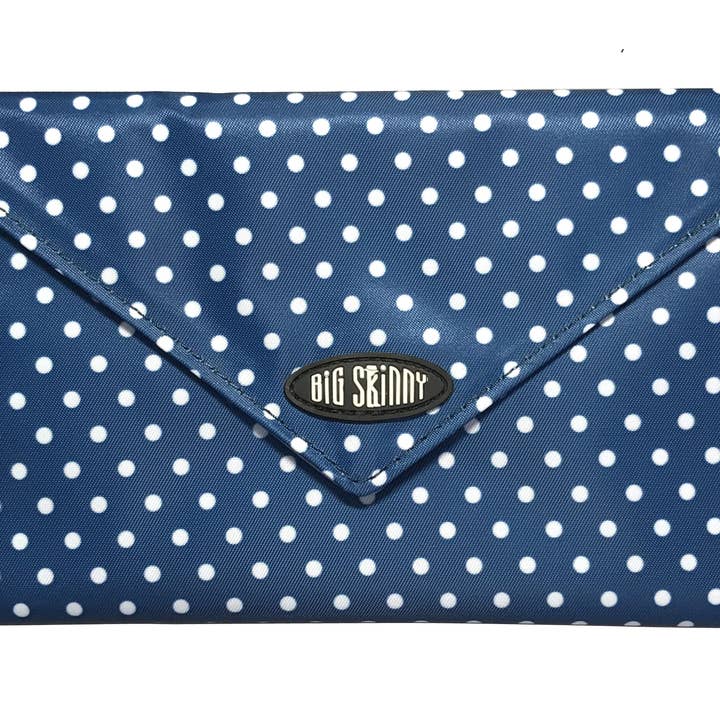 Slimvelope Trifold Pochette Portafoglio - Pois per la vendita all'ingrosso da parte di Big Skinny Wallets