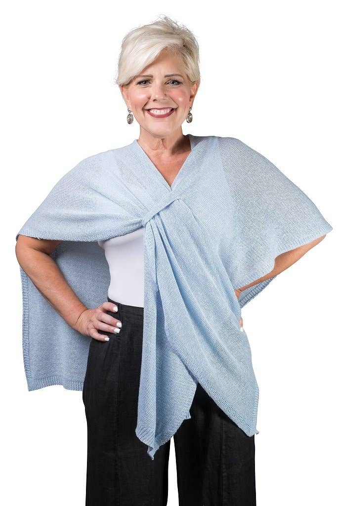 TINA Stephens Italy/Tees By Tina - Wholesale Wrap - Women's - Aliya Multi Way Cotton Wrap (W108)6