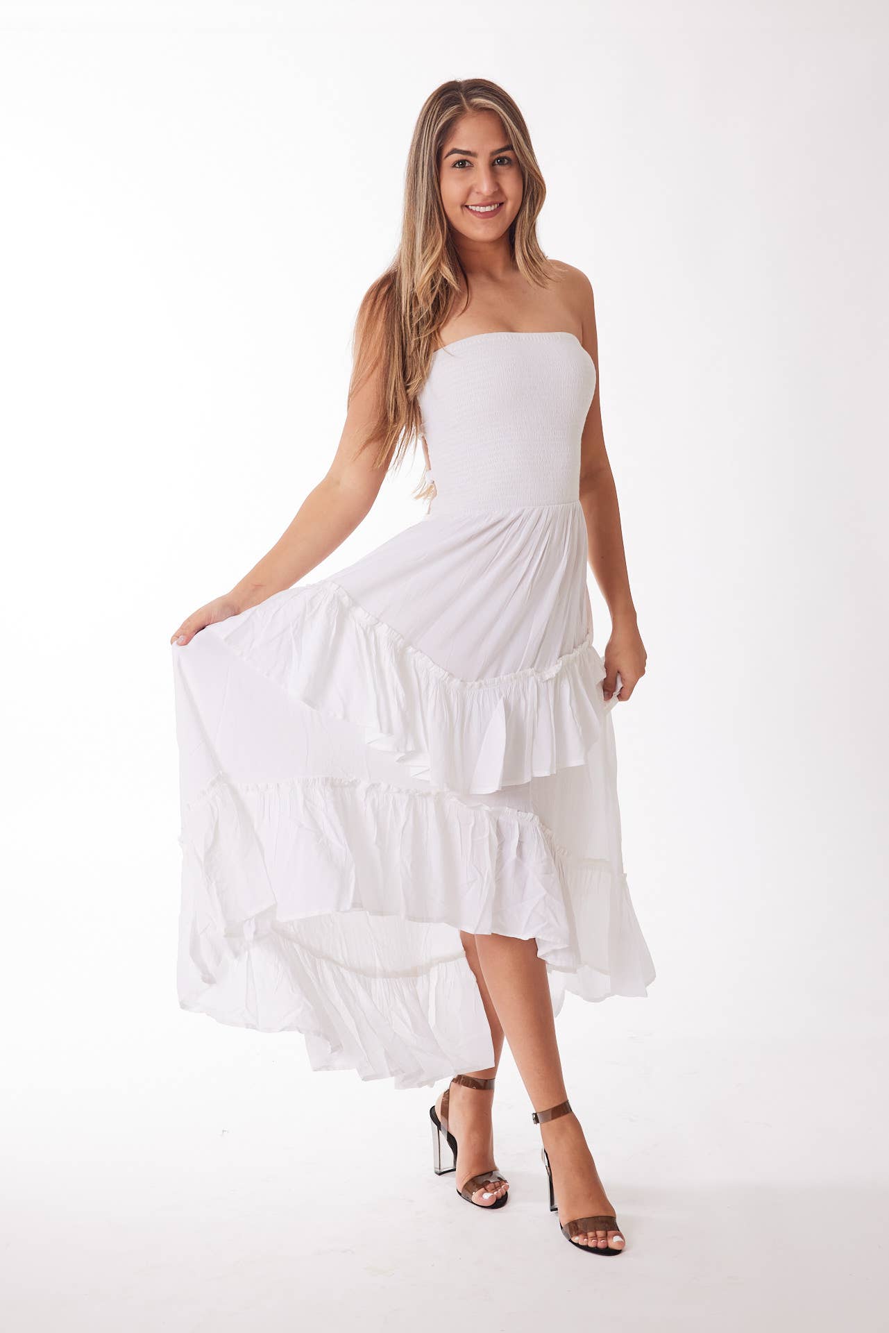 Ranee's – Engroshandel Kjole - Dame – Tre rem kjole10