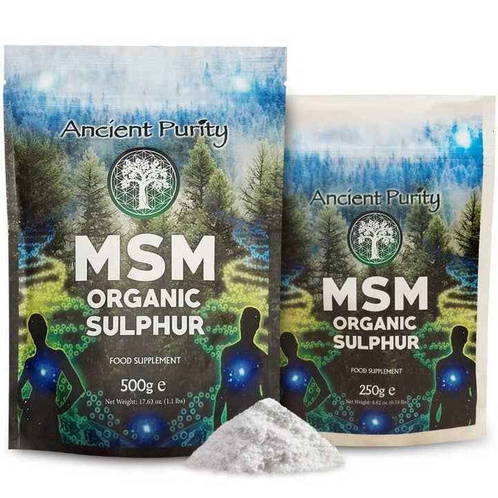 Ancient Purity - Wholesale Oral Supplement/Vitamin - MSM Organic Sulphur |Â Pure 99% Sulphur Crystals | 250-500g