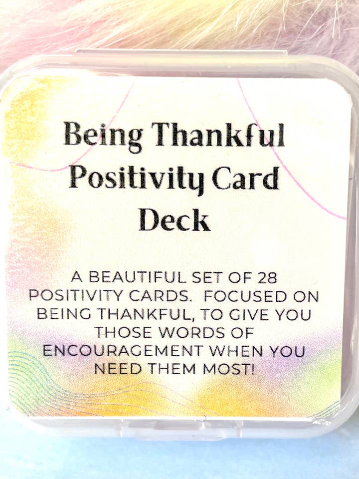 Set de cartes d'affirmation de soi, jeu de positivité, jeu de cartes positives pour la vente par Positivi-Ties