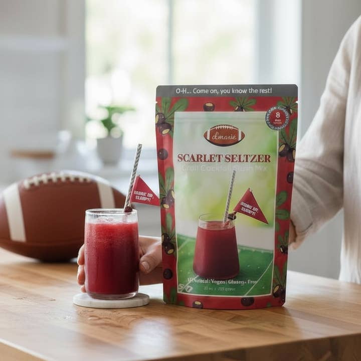d'marie inc. - Wholesale Cocktail mix/syrup - Ohio State University: Scarlet Seltzer Cocktail Mix - Ready-To-Freeze Cocktail