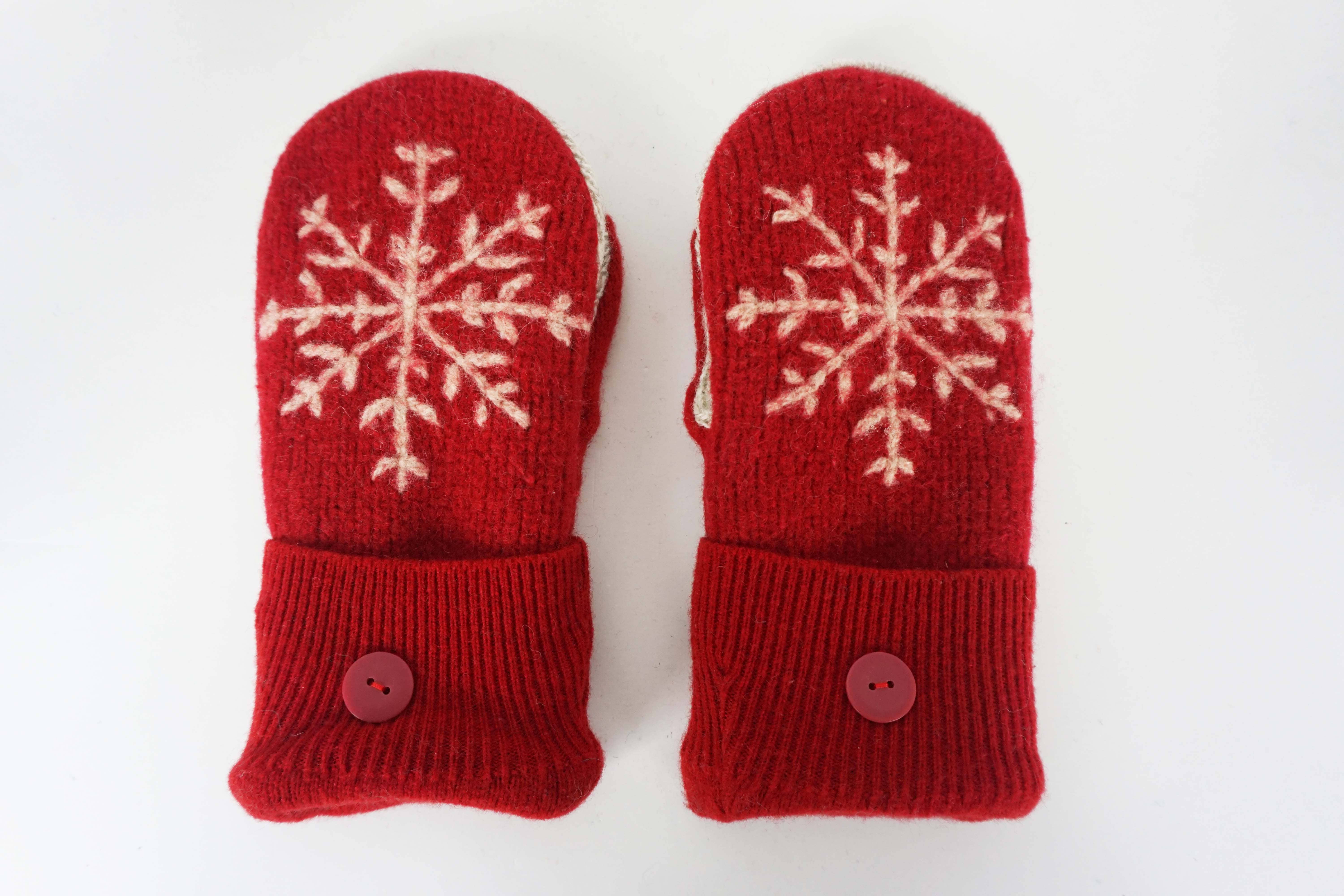 One Stitch Away - Wholesale Mittens - Women's - Felted Wool Mittens – Handmade, Upcycled & Lined for Warmth7