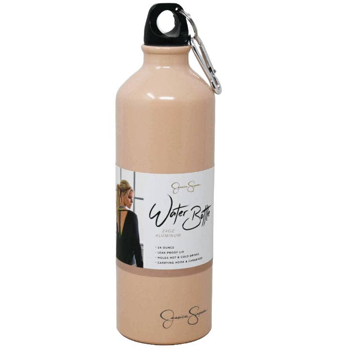GreatBuy.com - Vente Bouteilles d'eau - Bouteille d'eau en aluminium pêche 24oz JESSICA SIMPSON avec CAR...0