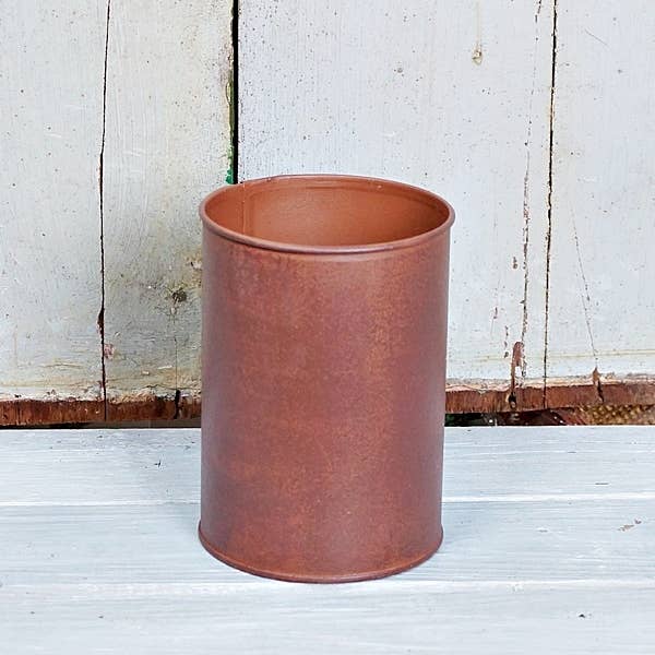 Impressive Enterprises, Inc. - Wholesale Bucket/Pail - M11118- 5.5Hx4inD Column Bucket-Rusty-0/361