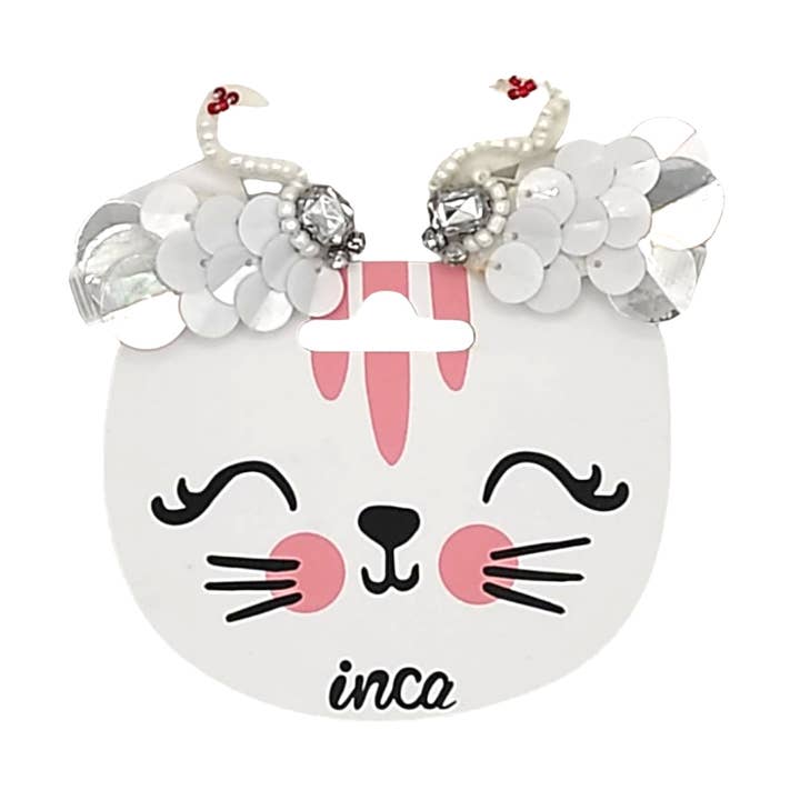 IKILIFE S.L - Vendita all'ingrosso Fermaglio per capelli - Bambini - Fermaglio per capelli cigno con paillettes - 2 unità0