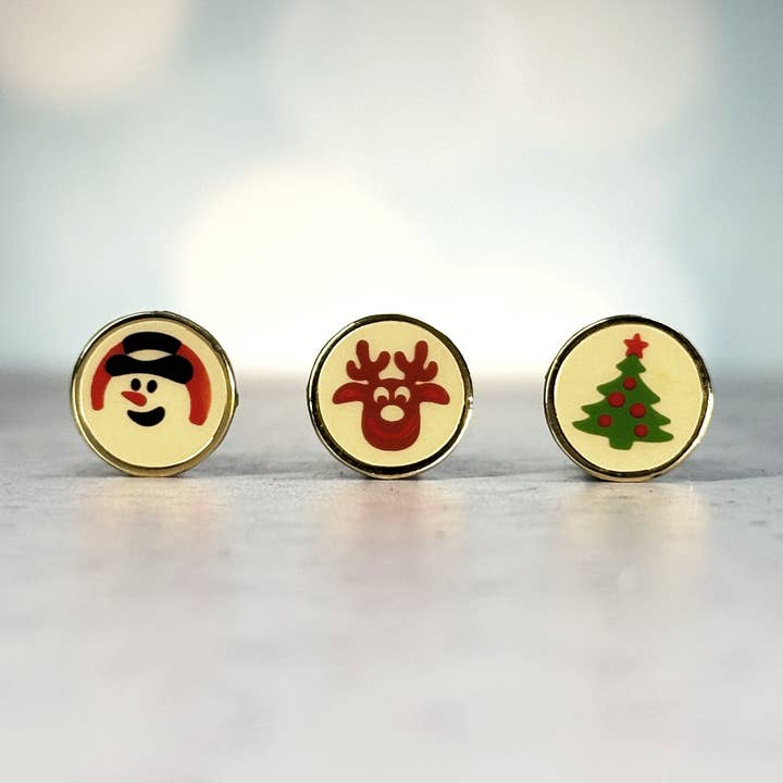 Holiday Cookie Pins for wholesale by Oddment and Tweak