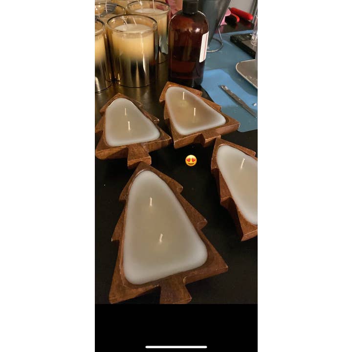 Woodware&Co - Wholesale Decorative Plate/Dish/Bowl - Mini Christmas Tree Wood Bowl9