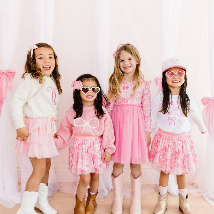 Sweet Wink - Wholesale Fashion Headband - Kids - Coquette Tulle Bow Headband - Kids Hair Accessory
