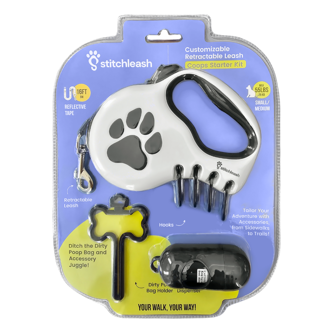StitchLeash - Wholesale Pet Leash - Dog - Coops Retractable StitchLeash® – Tester Unit (1 per store) 5