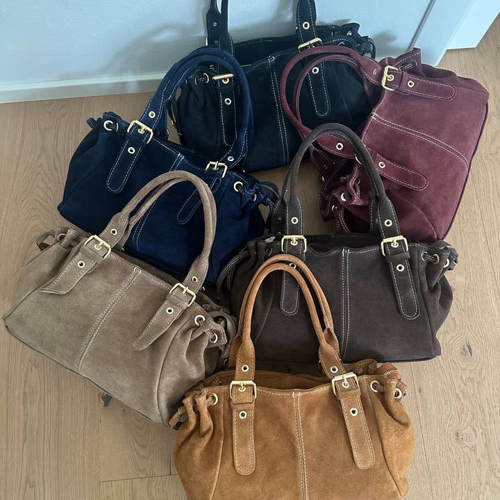 Zhade - Wholesale Shoulder Bag - Women's - ISABEL small - suede12