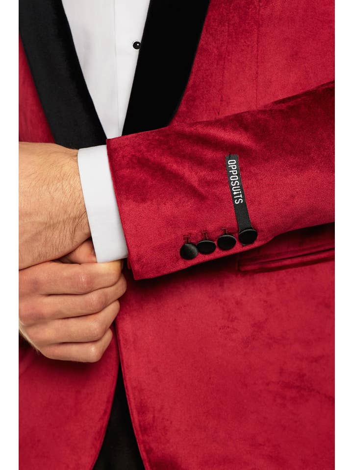 Red Dinner Jacket - Burgundy for wholesale on Faire4