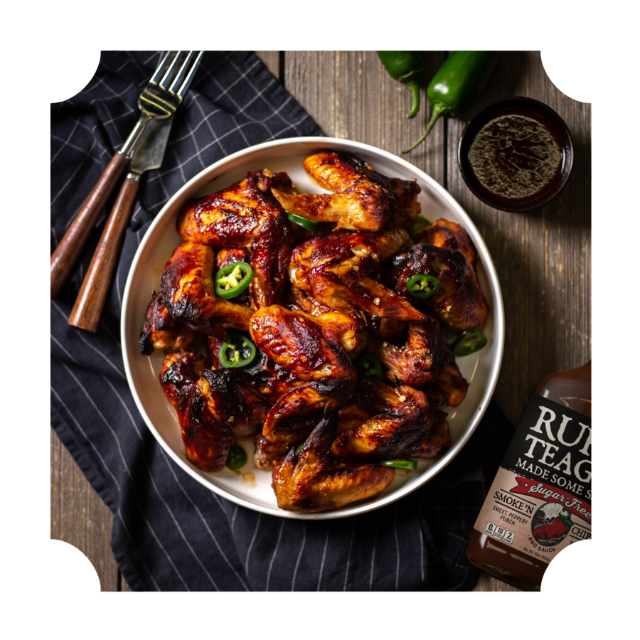 Rufus Teague - Wholesale BBQ Sauce - Smoke 'N Chipotle - Sugar Free BBQ Sauce3