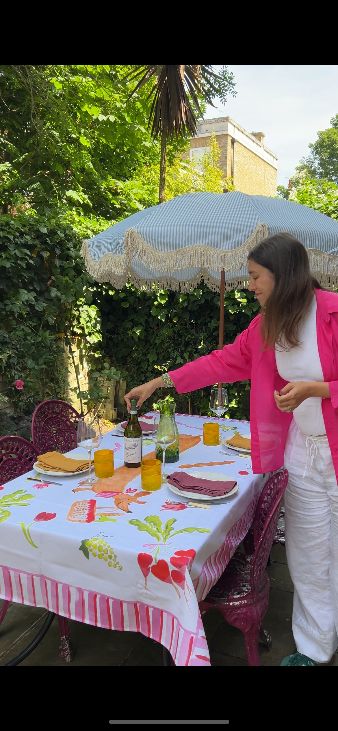 Ofelia Botella – wholesale Tablecloth – The Picnic Parade Tablecloth9