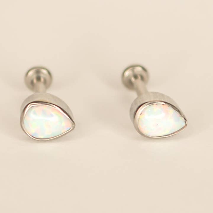 Teardrop Opal Flatbacks for wholesale by Syd Squared Jewelry