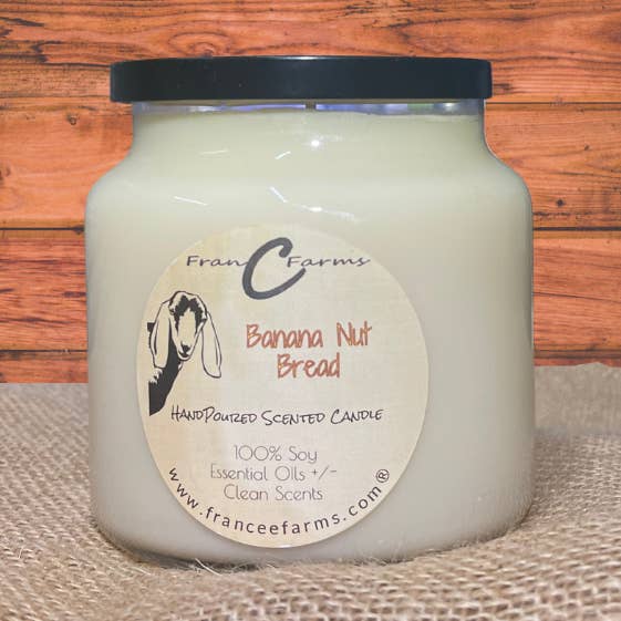 Bougie d'apothicaire à pain aux bananes et aux noix pour la vente par FranCee Farms