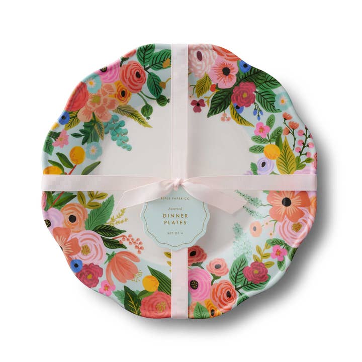 Rifle Paper Co. - Wholesale Dinner Plate - Garden Party Melamine Assorted Dinner Plates1