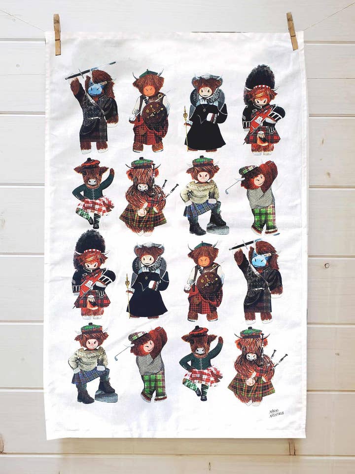 Theedoek Character Coos TT03 voor wholesale door Wee Wishes