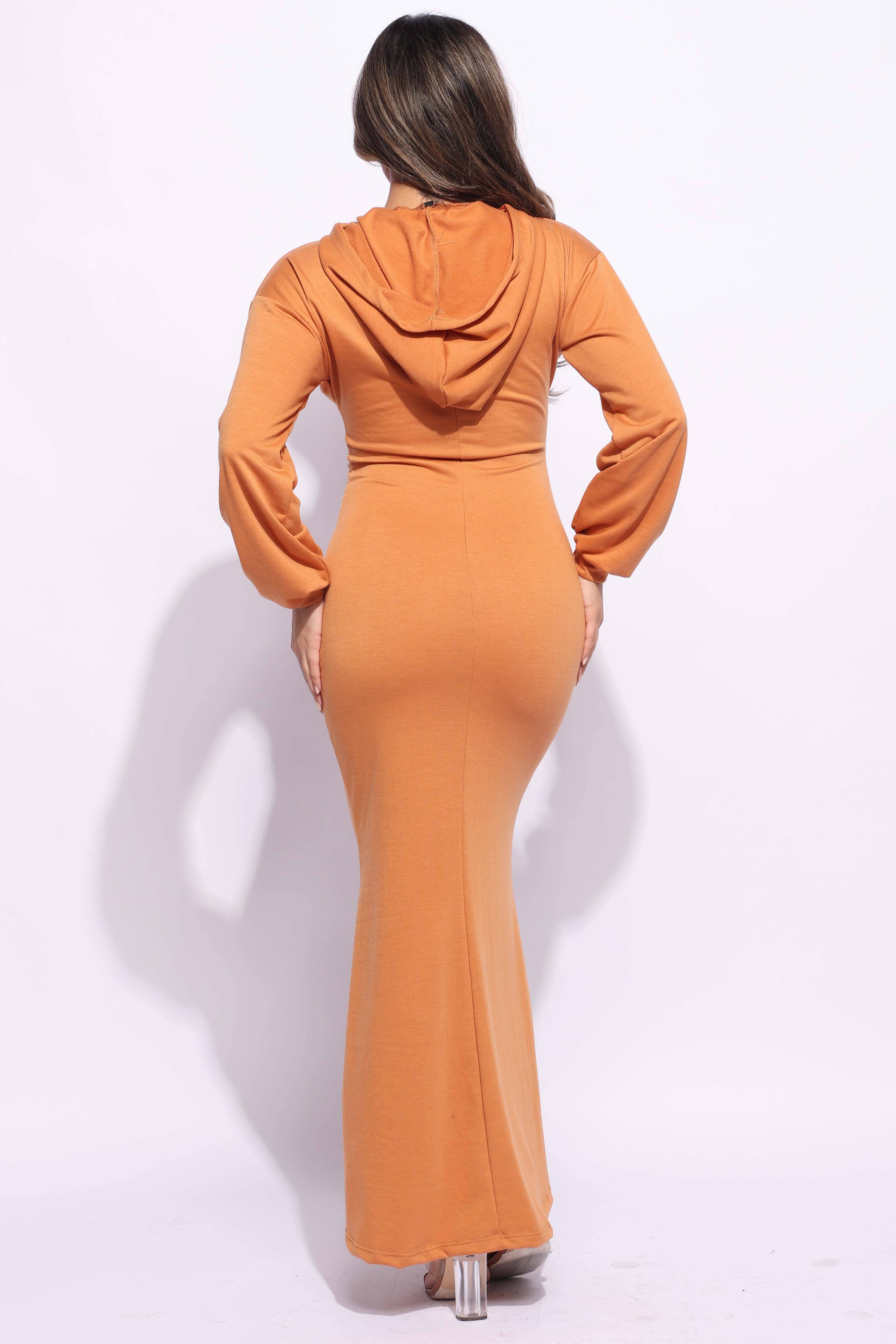 K Too – wholesale Dress – Women's – Hoodie maxi dress13