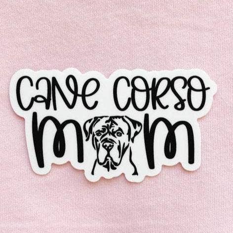 Cane Corso Dog Mom Sticker for wholesale by AdaleAnnDesigns