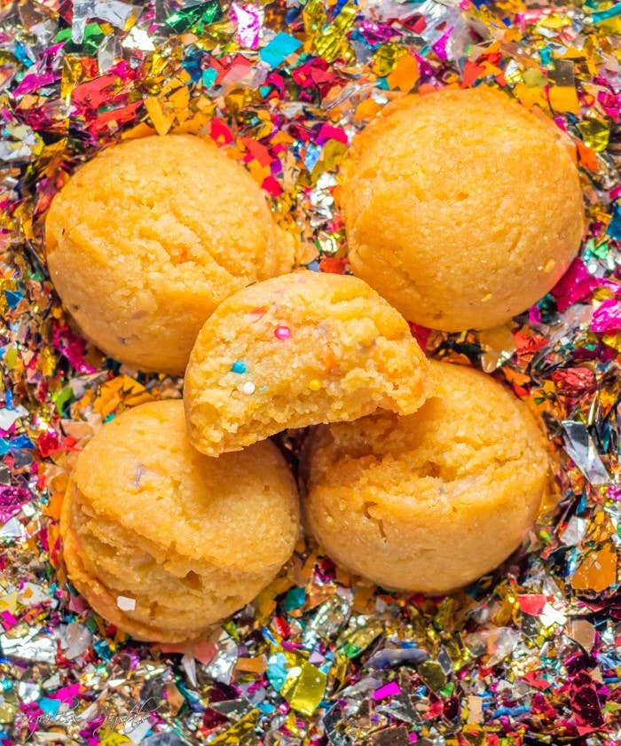 ChipMonk Baking - Wholesale Cookie - Birthday Cake Keto Cookie Bites6