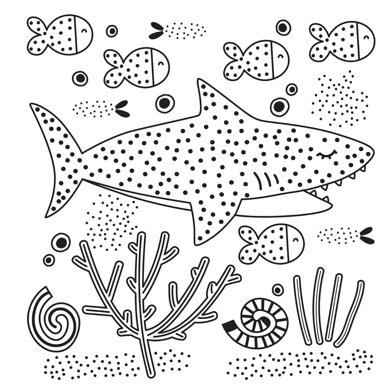 Fox Chapel Publishing - Wholesale Coloring & Activity Book - Kids & Baby - Easy and Fun Paint Magic with Water: Oceans1