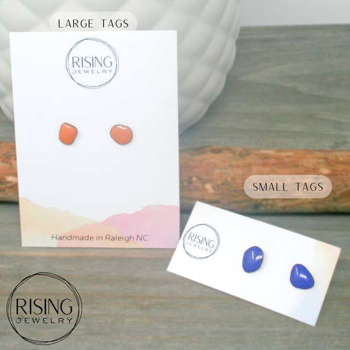 Rising Jewelry - Wholesale Stud/Post Earrings - Bitty Enameled Post/Stud Earrings. Many summer colors.5