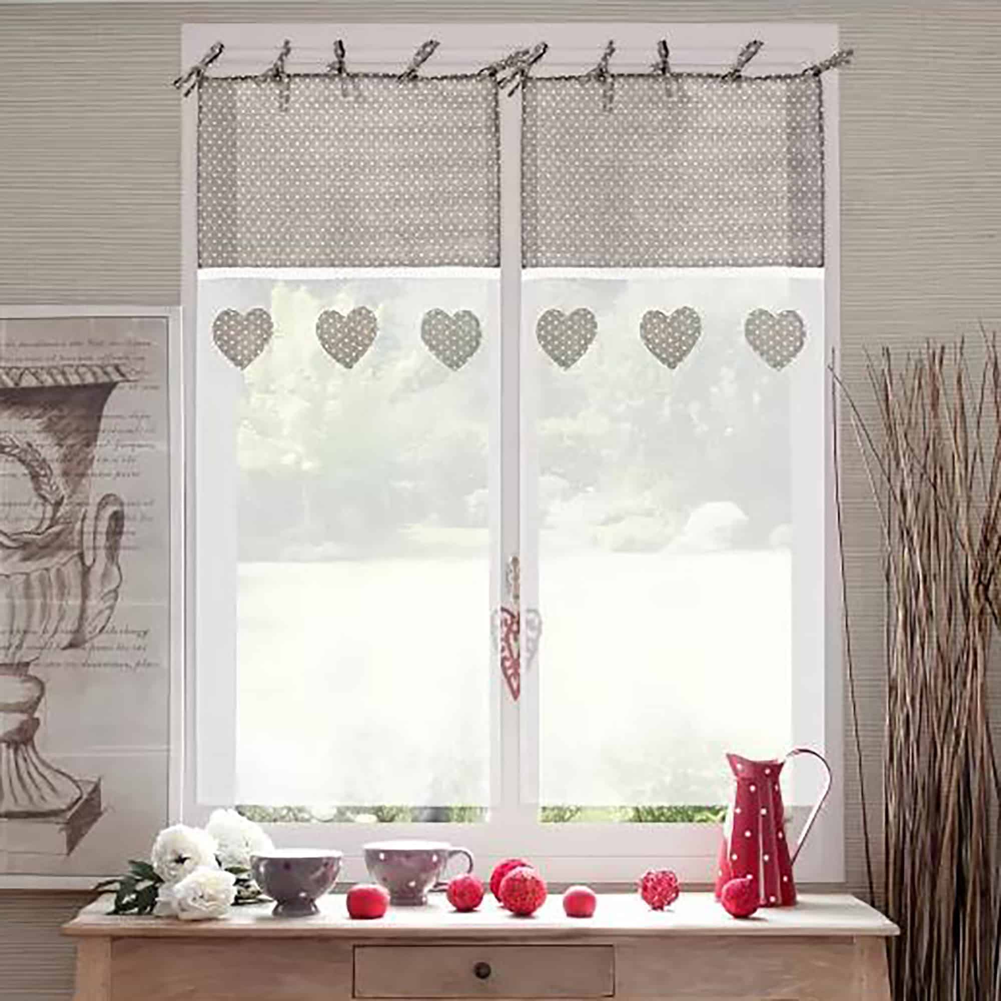 Evideco French Home Goods - Wholesale Curtain Rod - Adjustable Cafe Rods - Lightweight Voile 3 Sizes2