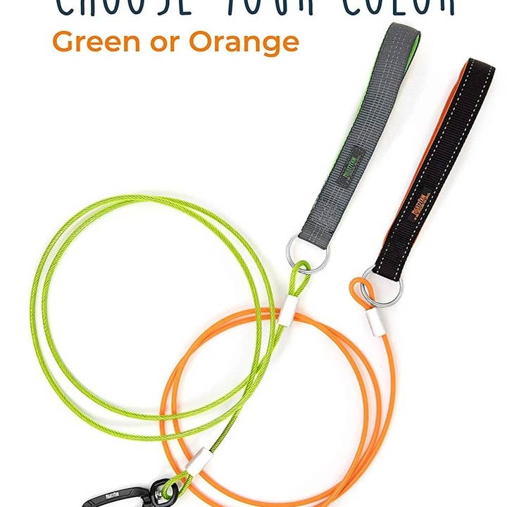 Mighty Paw - Vente Laisse – chien - Laisse de câble anti-mâcher de 6 po6