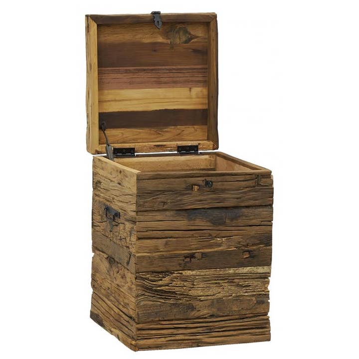 Aubry Gaspard - Wholesale Decorative Box - Recycled Solid Wood Chest2