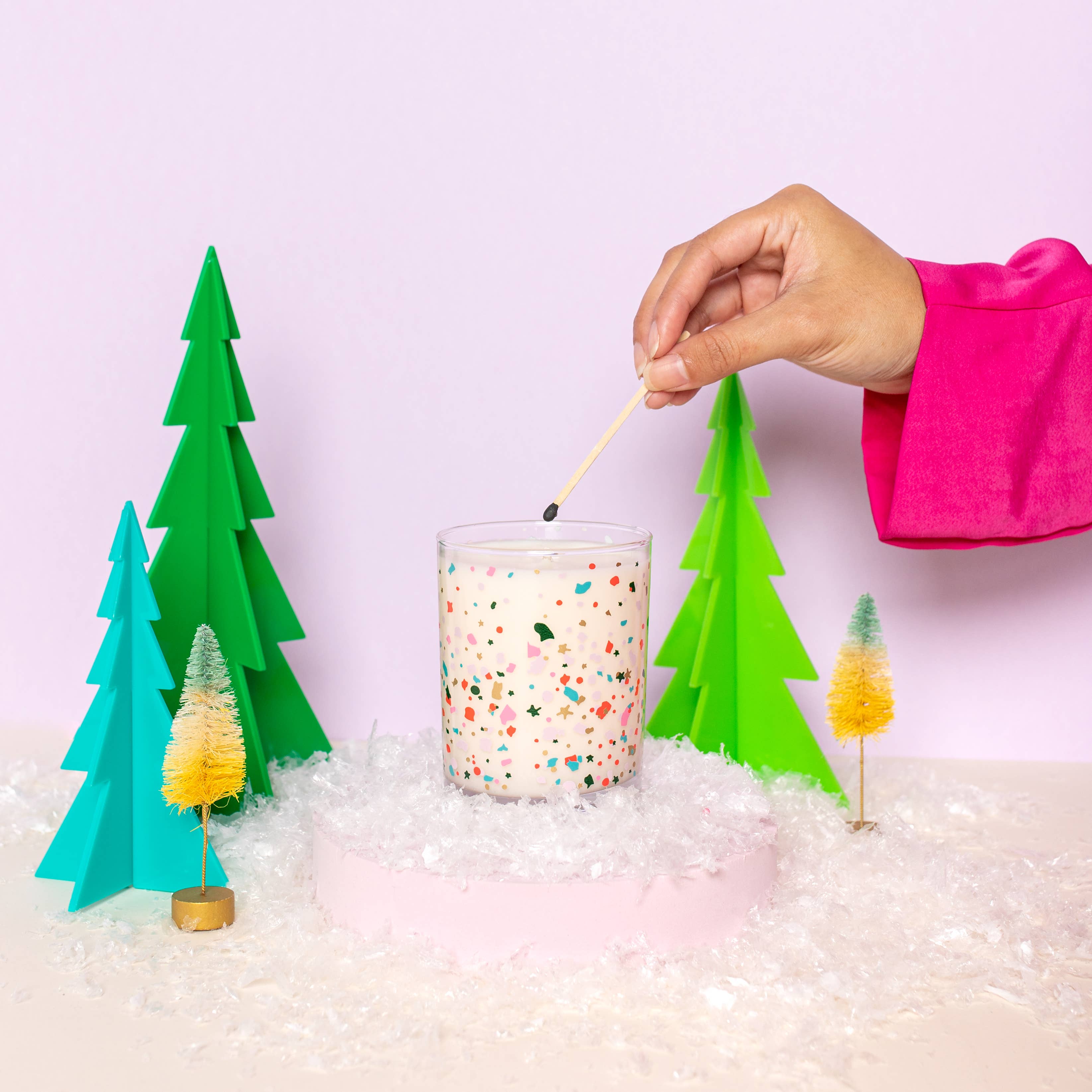 Talking Out of Turn - Wholesale Jar/Filled Candle - Holiday Candle Rocks Glass - Toot Art2