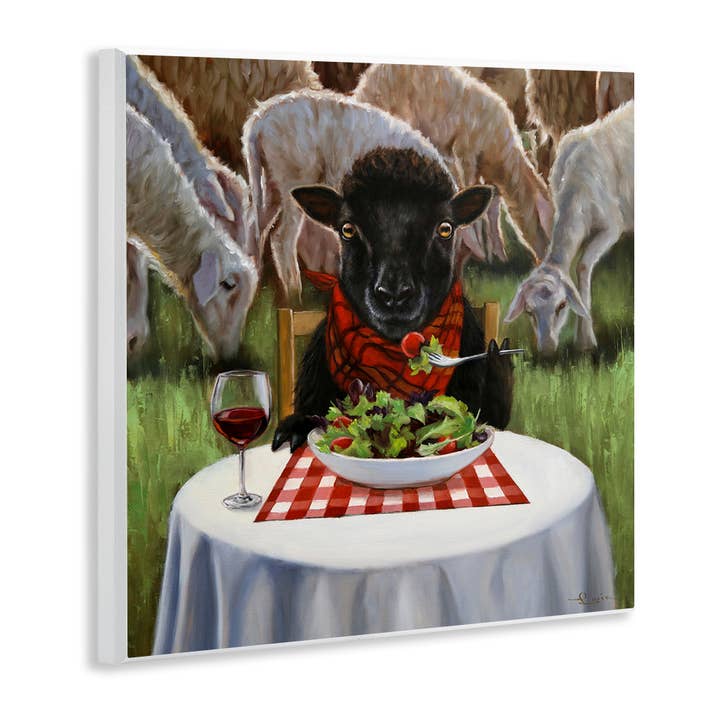 Stupell Industries - Wholesale Wall Sign - Classy Black Sheep Dining Rural Farm - Unframed Wall Art3