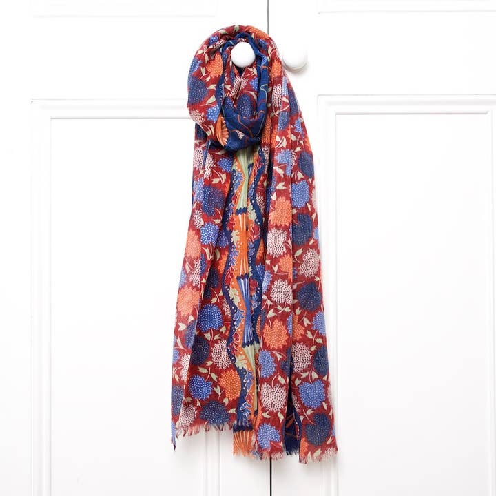 Folklorique Wool Scarf for wholesale by COLLIER CAMPBELL