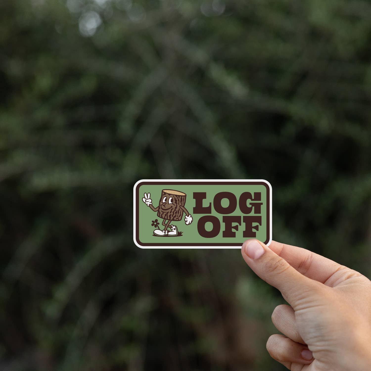 Squatchy - Wholesale Sticker - Log Off Sticker3