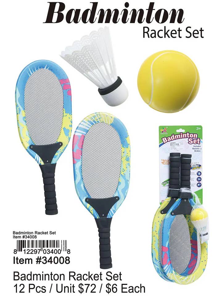Badminton Racket Set . for wholesale by Puka Creations