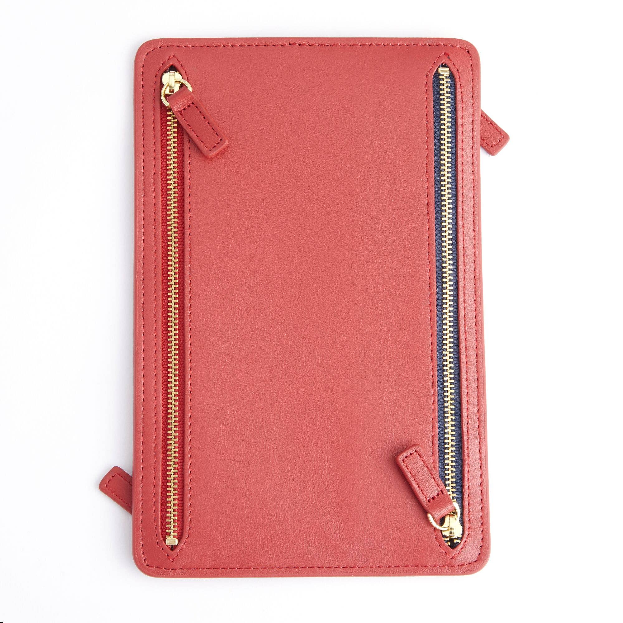 ROYCE New York – Großhandel Reisebrieftasche – Reise-Organizer mit RFID-Schutz und vier Reißverschlüssen aus echtem Leder8