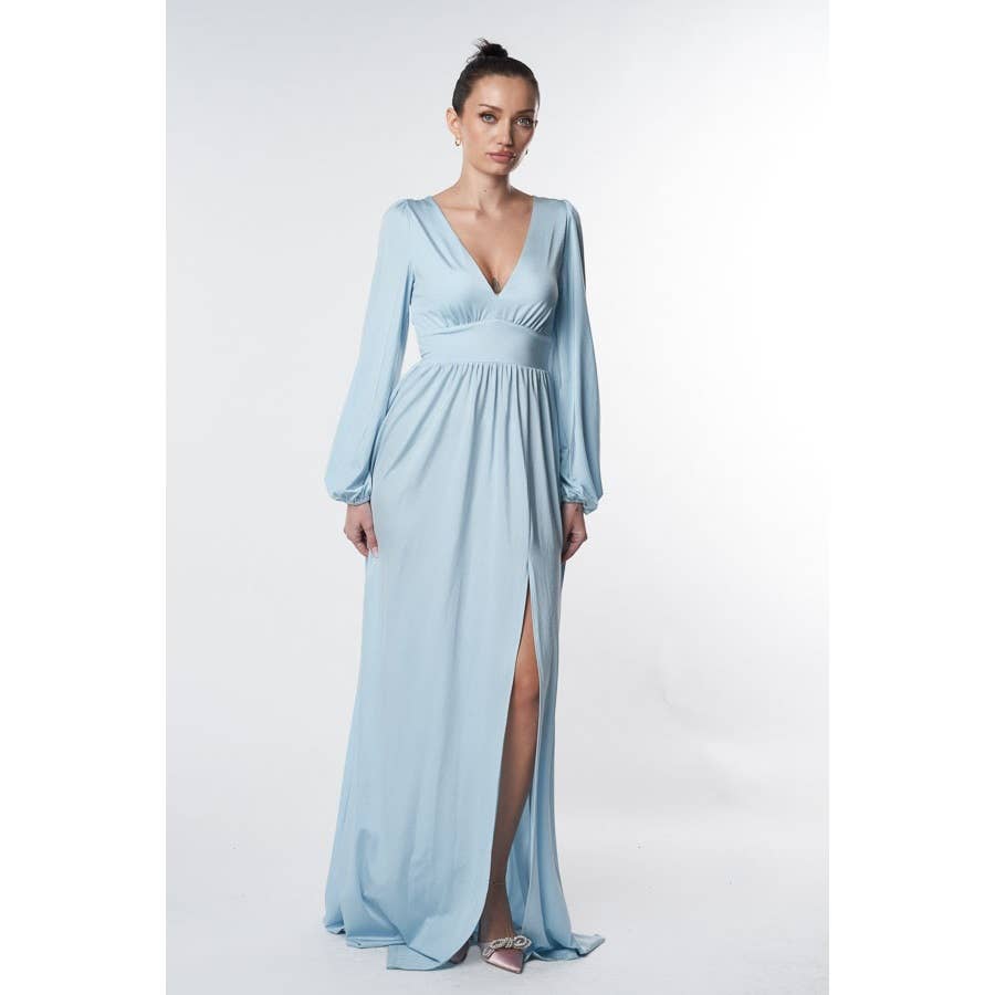 CEFIAN FASHION - Venta al por mayor Vestido de fiesta - Mujer - VESTIDO DE PRINCESA CON CINTURA IMPERIAL DE ELSA14