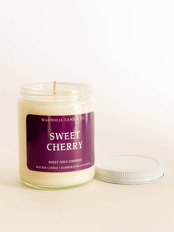 Sweet Cherry - Summer | Spring Candle 8oz for wholesale by Magnolia Candle Company