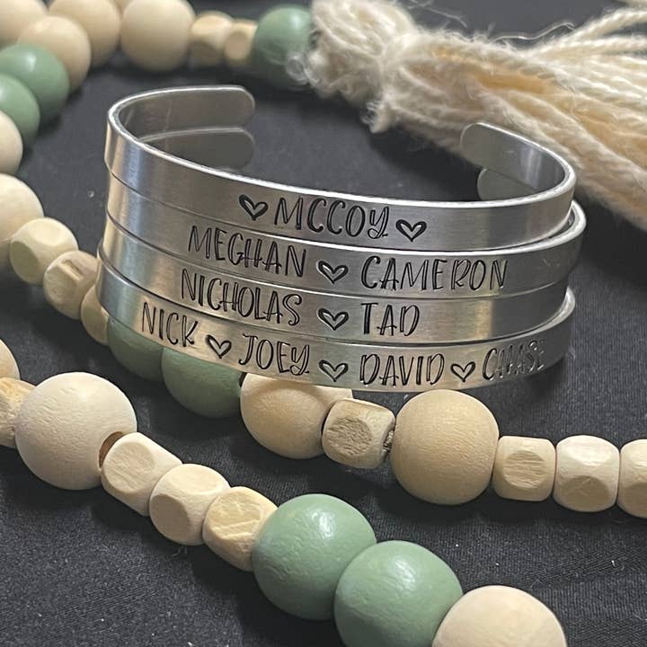 Cuff Bracelets - Adjustable for wholesale by Palm Royal Stamp Jewelry