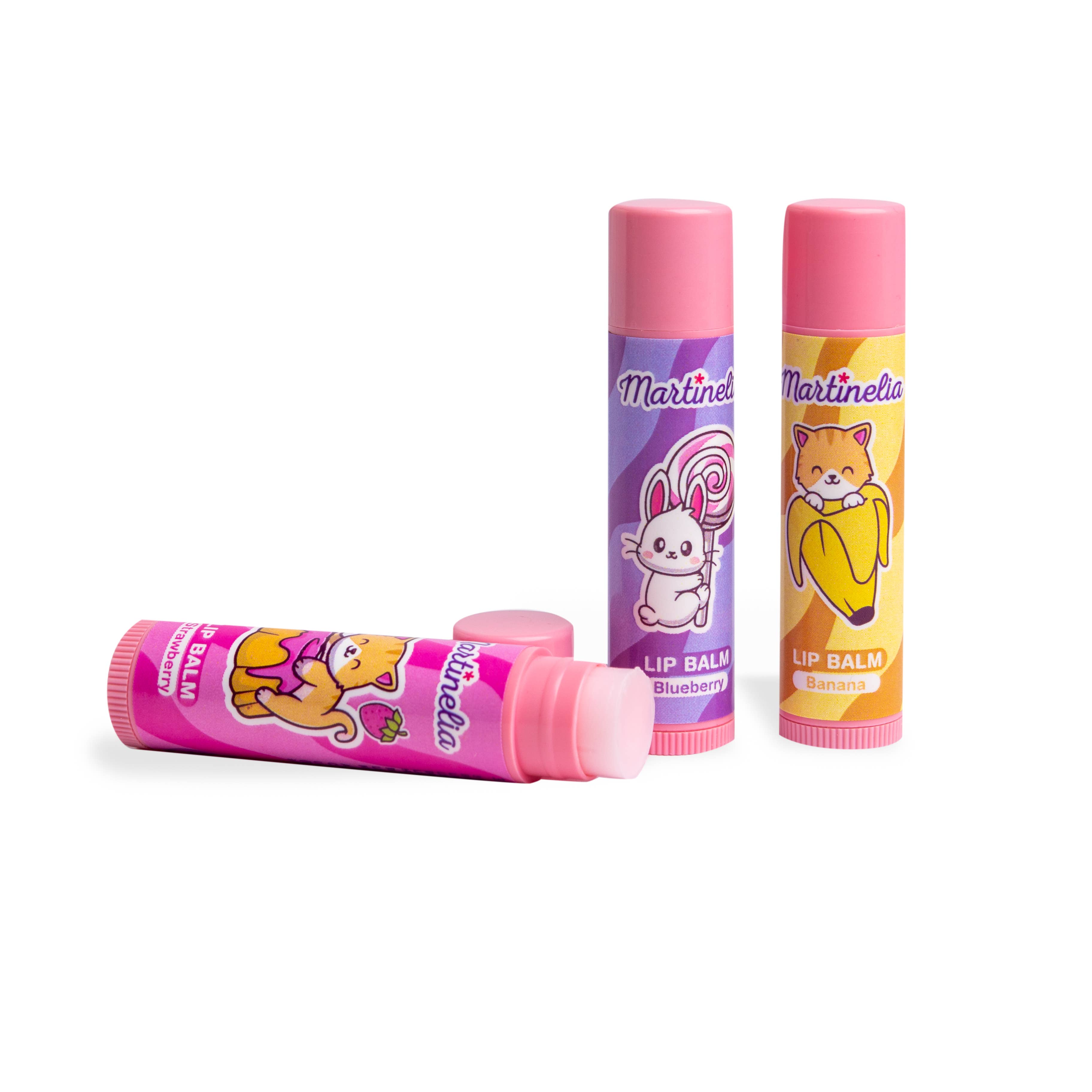 Aquarius Cosmetic SLU - Wholesale Kids Makeup - Kids - MARTINELIA YUMMY LIP BALM TRIO4