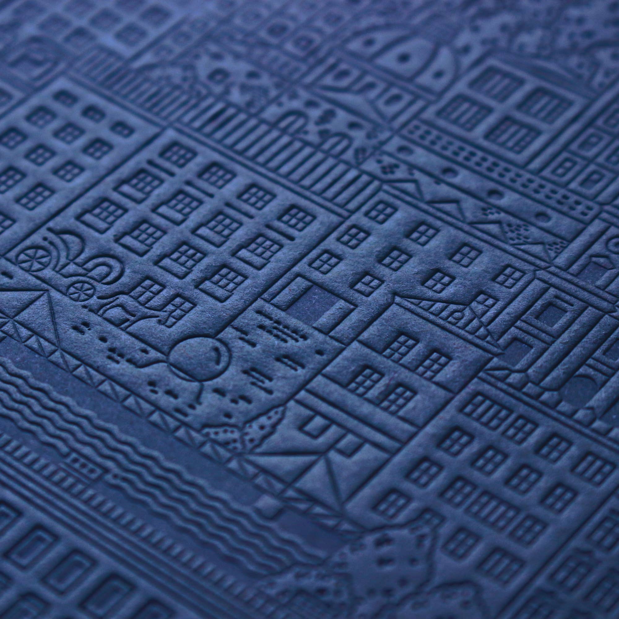 The City Works – Caderno por atacado – Caderno San Francisco com capa prensada à mão1