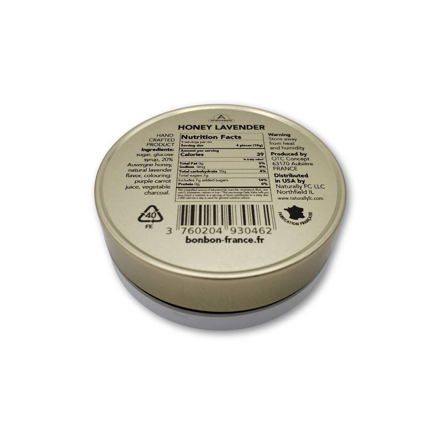 Bonbon-France – Engroshandel Bolcher – Apipharma Lavendelhonning - 20 % Auvergne-honning - Frankrig4