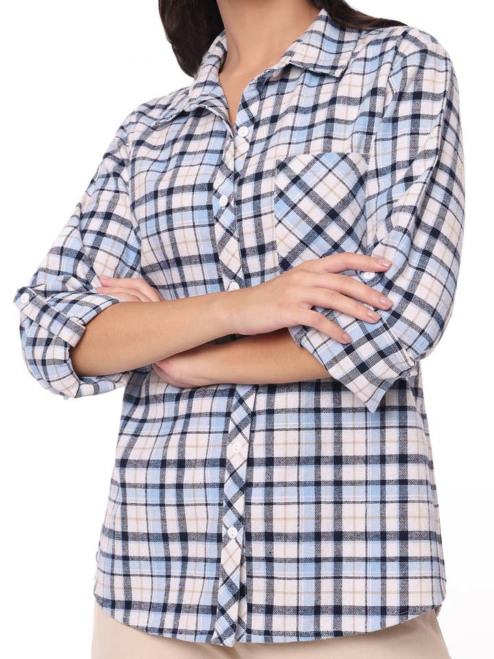 37849 - 8410 soft brushed plaid shirt
for wholesale by 1 Bliss lane