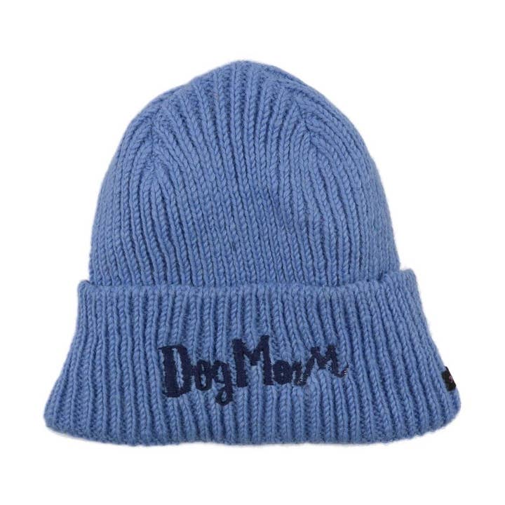 Nijens Long Beanie gorro de lana virgen con bordado "Dog Mom" LALITPUR 50 para venta al por mayor de Nijens