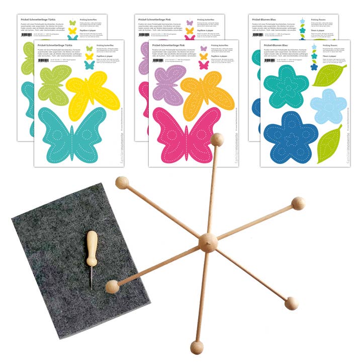 Familienmomente - Wholesale DIY Craft Kit - Mobile Set Butterfly Meadow