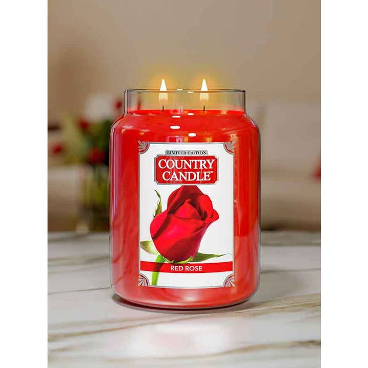 Kringle Candle Company - Wholesale Jar/Filled Candle - Red Rose LE Large Jar Candle