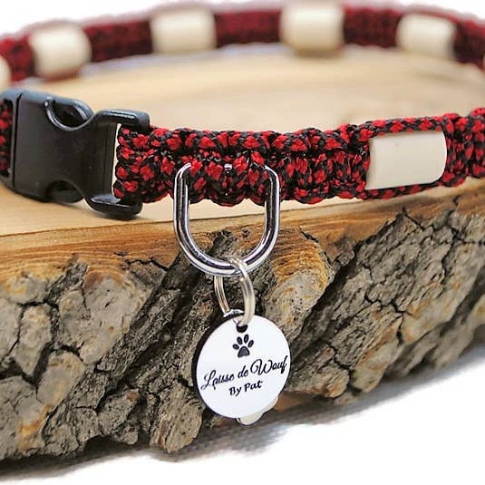 Colar anti-carrapatos em cerâmica EM | Laissedewouf Diamond por atacado de Laisse de wouf