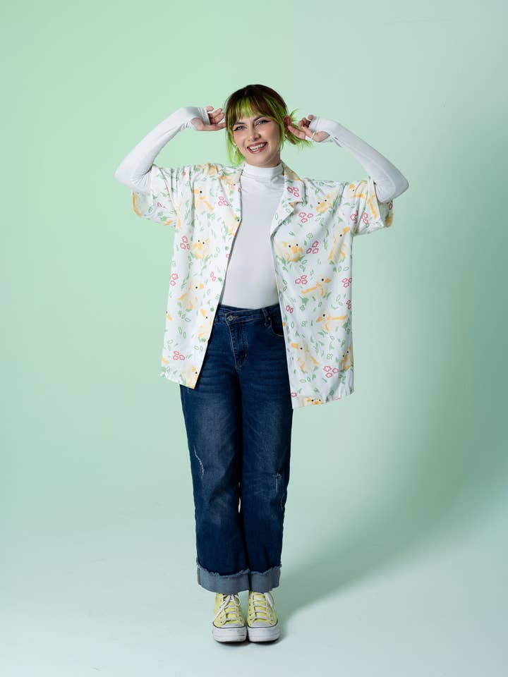 Steady Hands - Wholesale Button Down Shirt - Unisex - Duckin' Around Button Up5