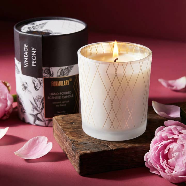 NUEVA Vela Resplandor - Peonía Vintage para venta al por mayor de Formulary 55